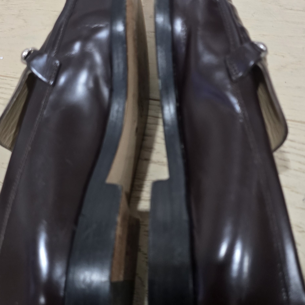 Gucci Brown Leather Horsebit Loafers - Picture 7 of 11